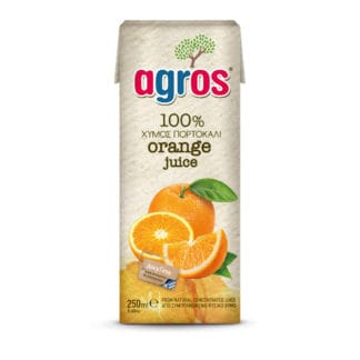 Agros suc natural 100% portocale - 250ml