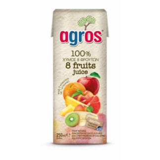 Agros suc natural 100% din 8 fructe - 250ml